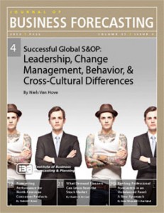 Journal of Business Forecasting Fall 2012