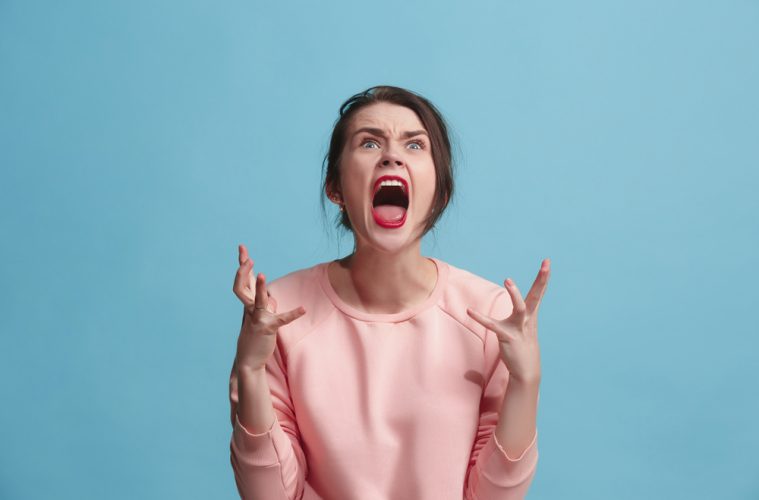 image of angry woman